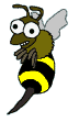 Пчела с жалом