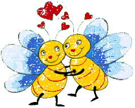 Влюблённая парочка пчёл