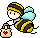 Пчёлка несёт мед