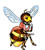 Нарядная пчелка