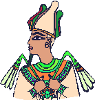 Фараон Египта с бородой и в ритуальном уборе