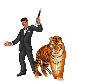 Тигр и дресировщик