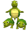  <b>Три</b> черепахи 